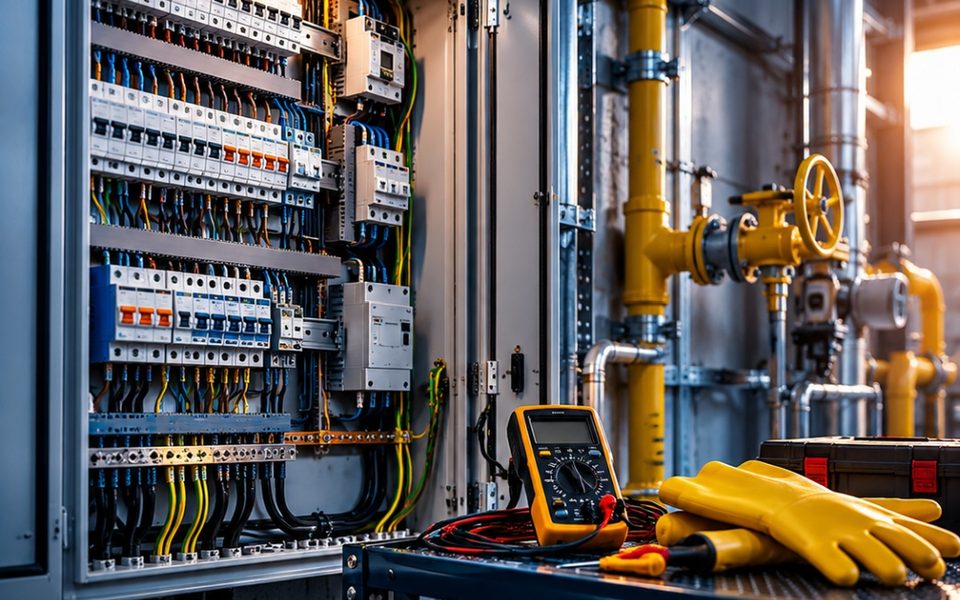Rozdzielnica elektryczna i miernik – kurs na uprawnienia SEP G1, G2, G3